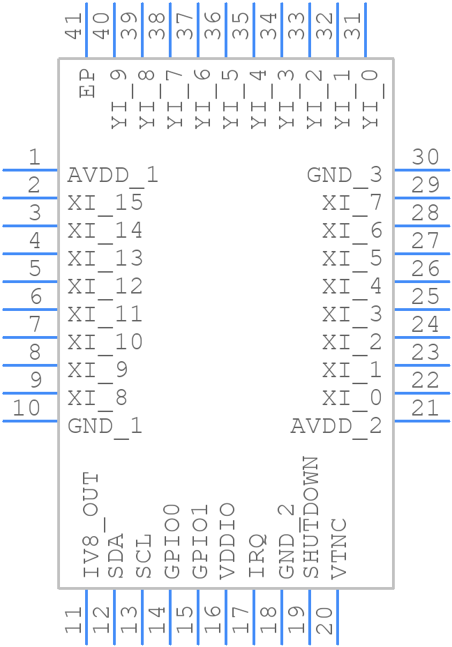 GSL1680 - Silead - PCB symbol