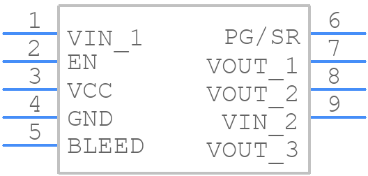 NCP45524IMNTWG-L - onsemi - PCB symbol