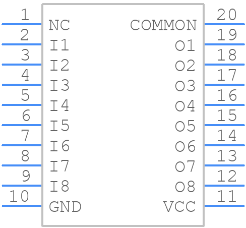 TBD62387APG - Toshiba - PCB symbol