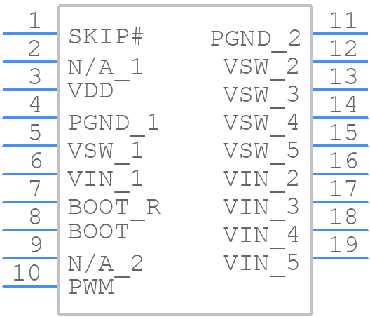 CSD95379Q3MT - Texas Instruments - PCB symbol
