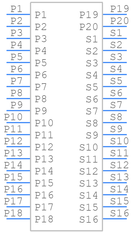 LPHT-04-16-S-RT2-GP - SAMTEC - PCB symbol