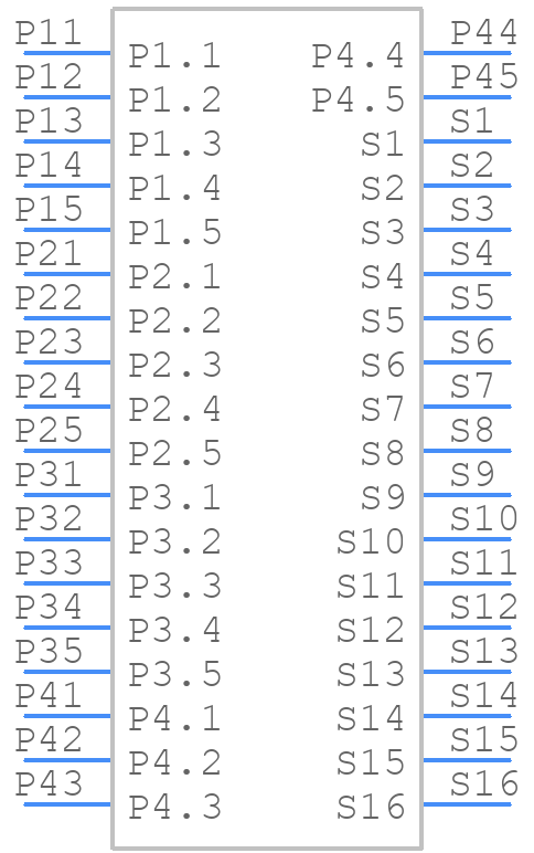 LPHT-04-16-L-RT1-GP - SAMTEC - PCB symbol