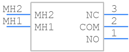 108-2AS1T1609-EVX - Mountain Switch - PCB symbol