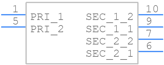 VTX-121-3023-206 - VIGORTRONIX - PCB symbol