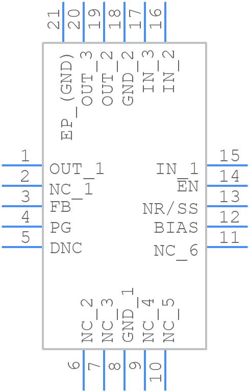 TPS7A5201WQRTKRQ1 - Texas Instruments - PCB symbol