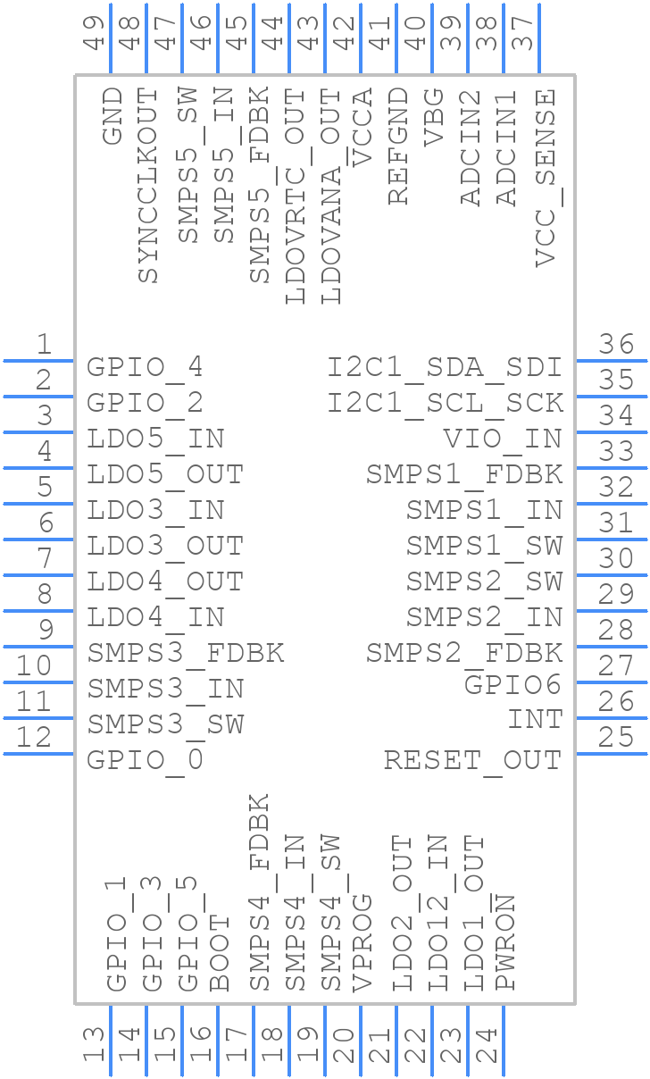 O917A154TRGZTQ1 - Texas Instruments - PCB symbol