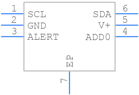 PTMP117AIDRVR - Texas Instruments - PCB symbol