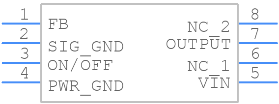 LM2574N-ADJ NOPB - Texas Instruments - PCB symbol