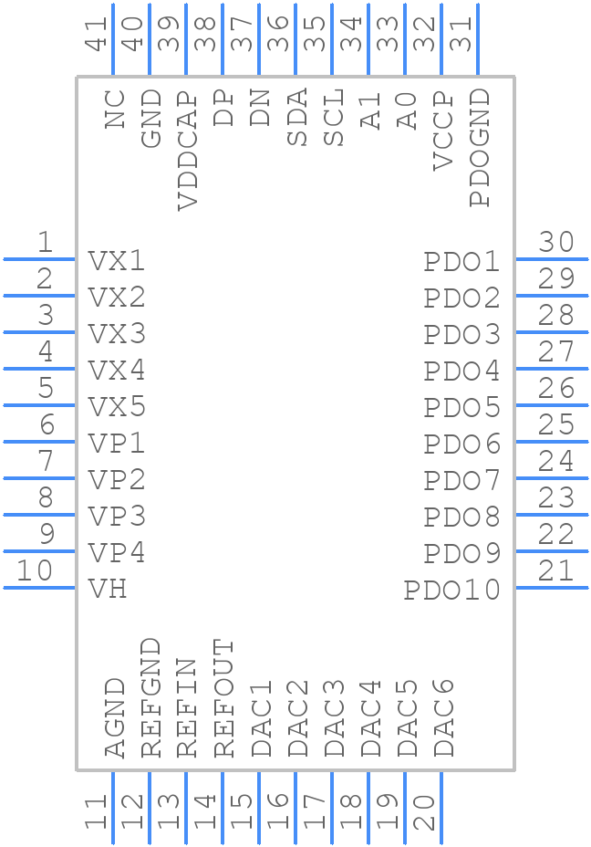 ADM1062ACPZ-REEL7 - Analog Devices - PCB symbol