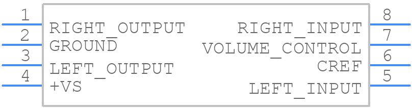 TDA8199 - STMicroelectronics - PCB symbol