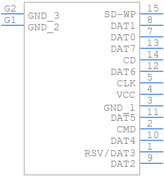 7SDMM-X0-2211 - KINGS - PCB symbol