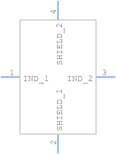 IHLE4040DDER100M5A - Vishay - PCB symbol