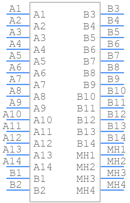 1-2301997-0 - TE Connectivity - PCB symbol