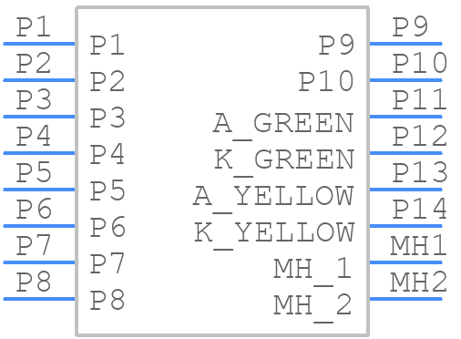 1-2301994-4 - TE Connectivity - PCB symbol