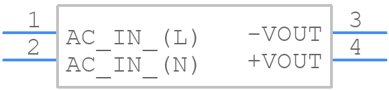 TMG 15115 - Traco Power - PCB symbol