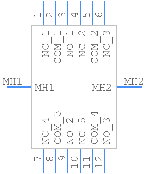 SSSF141300 - ALPS Electric - PCB symbol