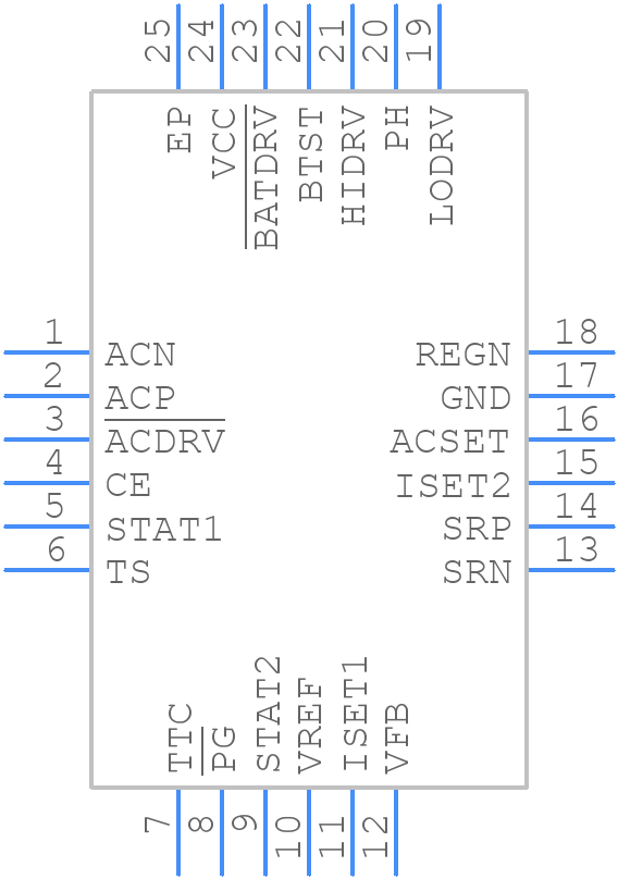 BQ24618RGER - Texas Instruments - PCB symbol