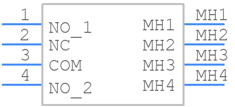 MFS101EA-Z - Nidec Copal - PCB symbol