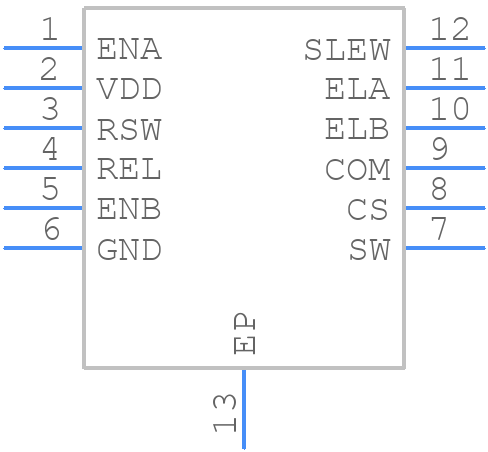 MIC4833YML TR - Microchip - PCB symbol