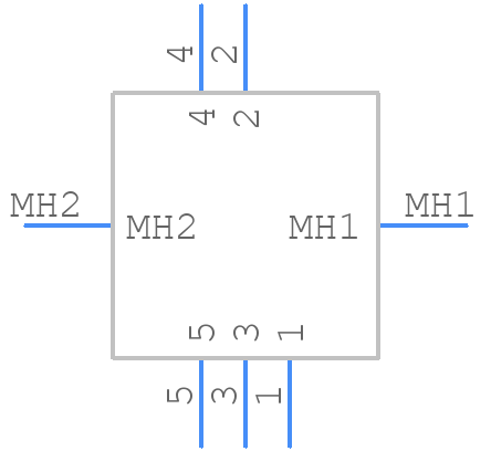 1375583-4 - TE Connectivity - PCB symbol