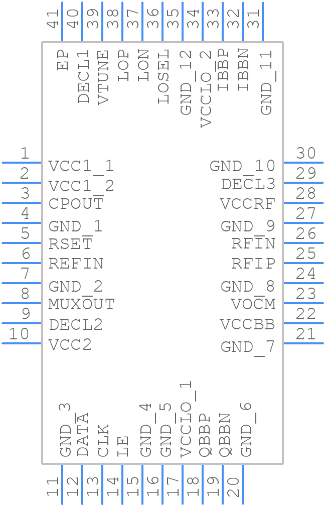 ADRF6806ACPZ-R7 - Analog Devices - PCB symbol