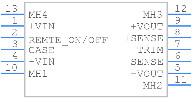 QSB20024S12 - XP POWER - PCB symbol