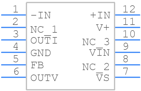 LTC6115IMS#PBF - Analog Devices - PCB symbol