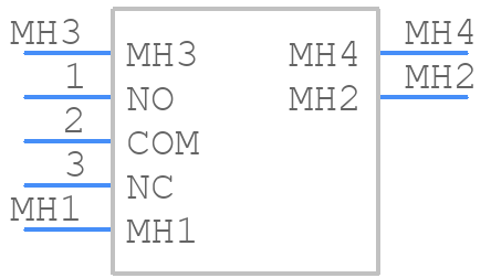 BB15AB - NKK Switches - PCB symbol