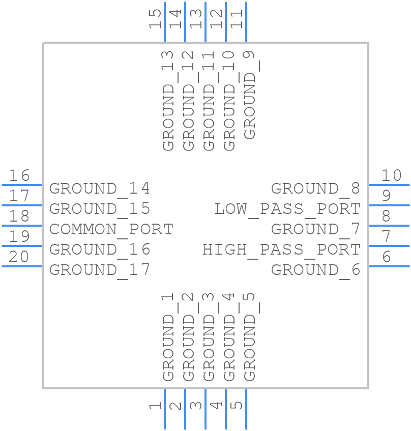 DPLX-4254A0+ - Mini-Circuits - PCB symbol