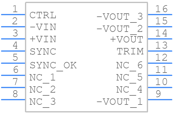R05CT05S-CT - RECOM Power - PCB symbol
