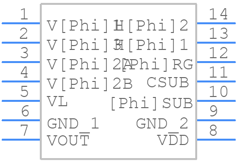 ICX098BQ - Sony - PCB symbol