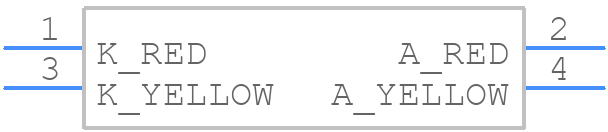 5988460207CF - Dialight - PCB symbol