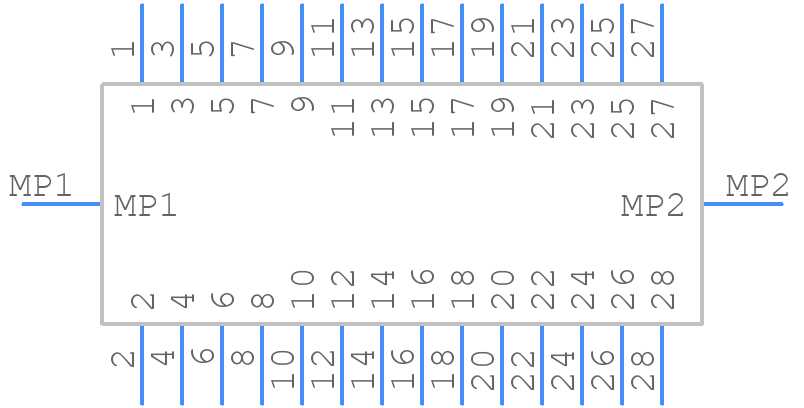 2-1734741-8 - TE Connectivity - PCB symbol