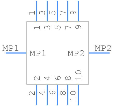1-1734741-0 - TE Connectivity - PCB symbol