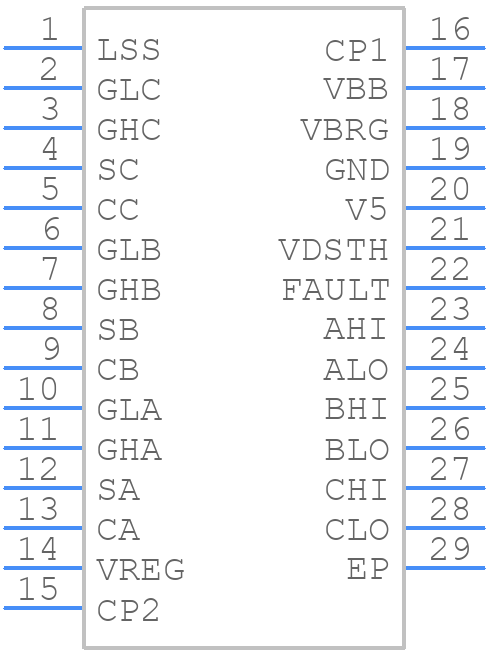 A4919GLPTR-5-T - Allegro Microsystems - PCB symbol