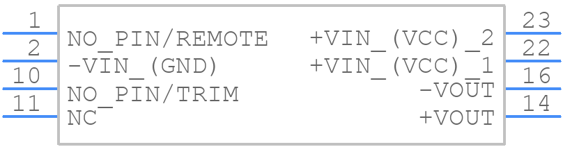 THM 10 4813 WI - Traco Power - PCB symbol