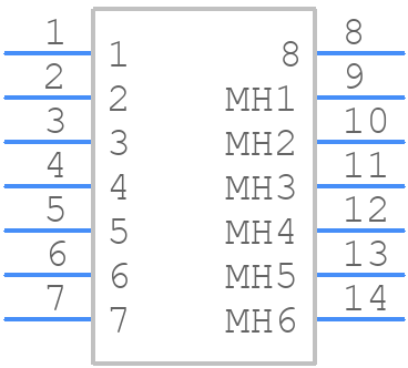 2291172-1 - TE Connectivity - PCB symbol