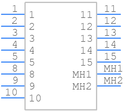 SI-52003-F - Bel Magnetic Solutions - PCB symbol