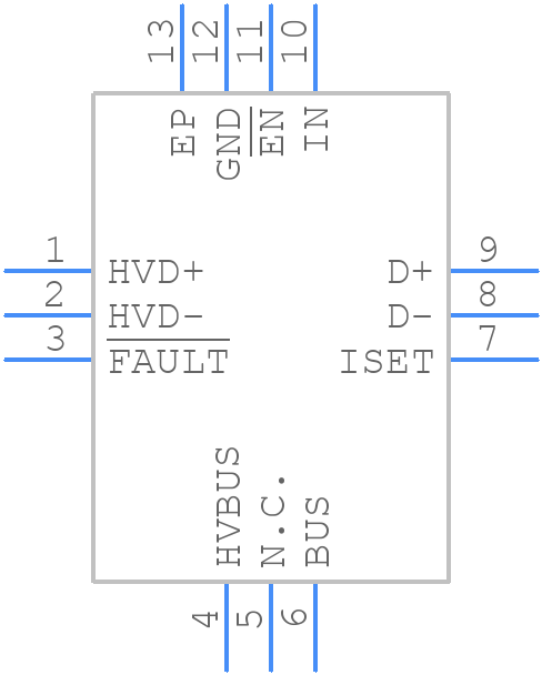 MAX20046GTC/V+T - Analog Devices - PCB symbol
