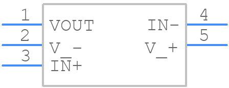 LMV7239M5X - Texas Instruments - PCB symbol