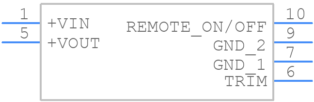 TSRN 1-2433SM - Traco Power - PCB symbol