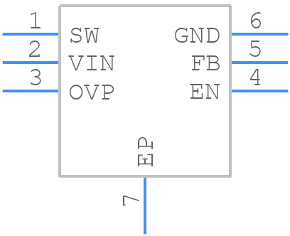 AP5725FDCG-7 - Diodes Incorporated - PCB symbol
