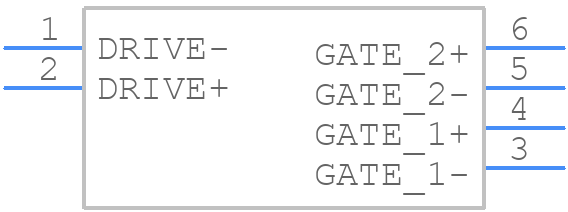 MGDT100125 - Vishay - PCB symbol