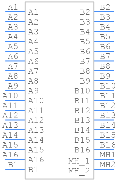 1-2329463-6 - TE Connectivity - PCB symbol
