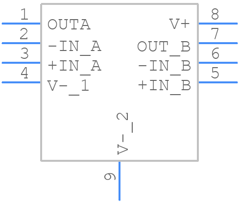 LTC6259HDC#TRMPBF - Analog Devices - PCB symbol