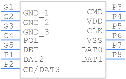 47571-0001 - Molex - PCB symbol