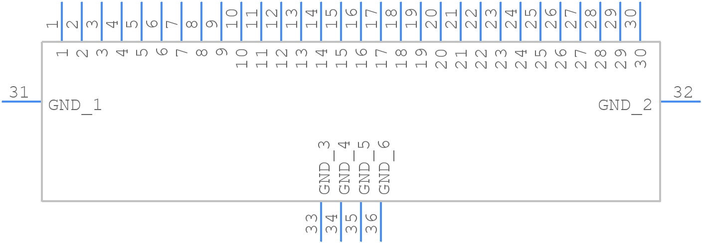 DF80-30S-0.5V(51) - Hirose - PCB symbol
