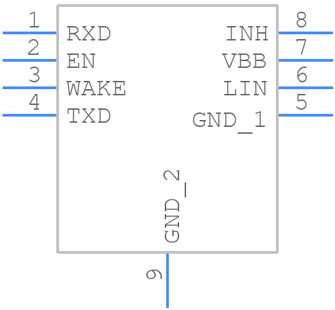 NCV7321MW2R2G - onsemi - PCB symbol