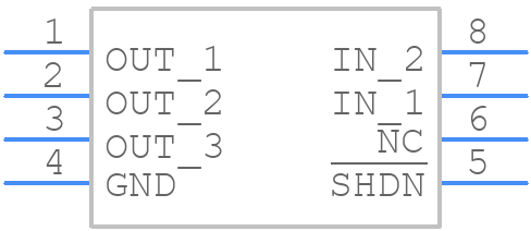 LT3020EMS8-1.2#PBF - Analog Devices - PCB symbol