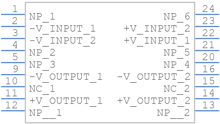 EC5A-05S33 - Cincon - PCB symbol